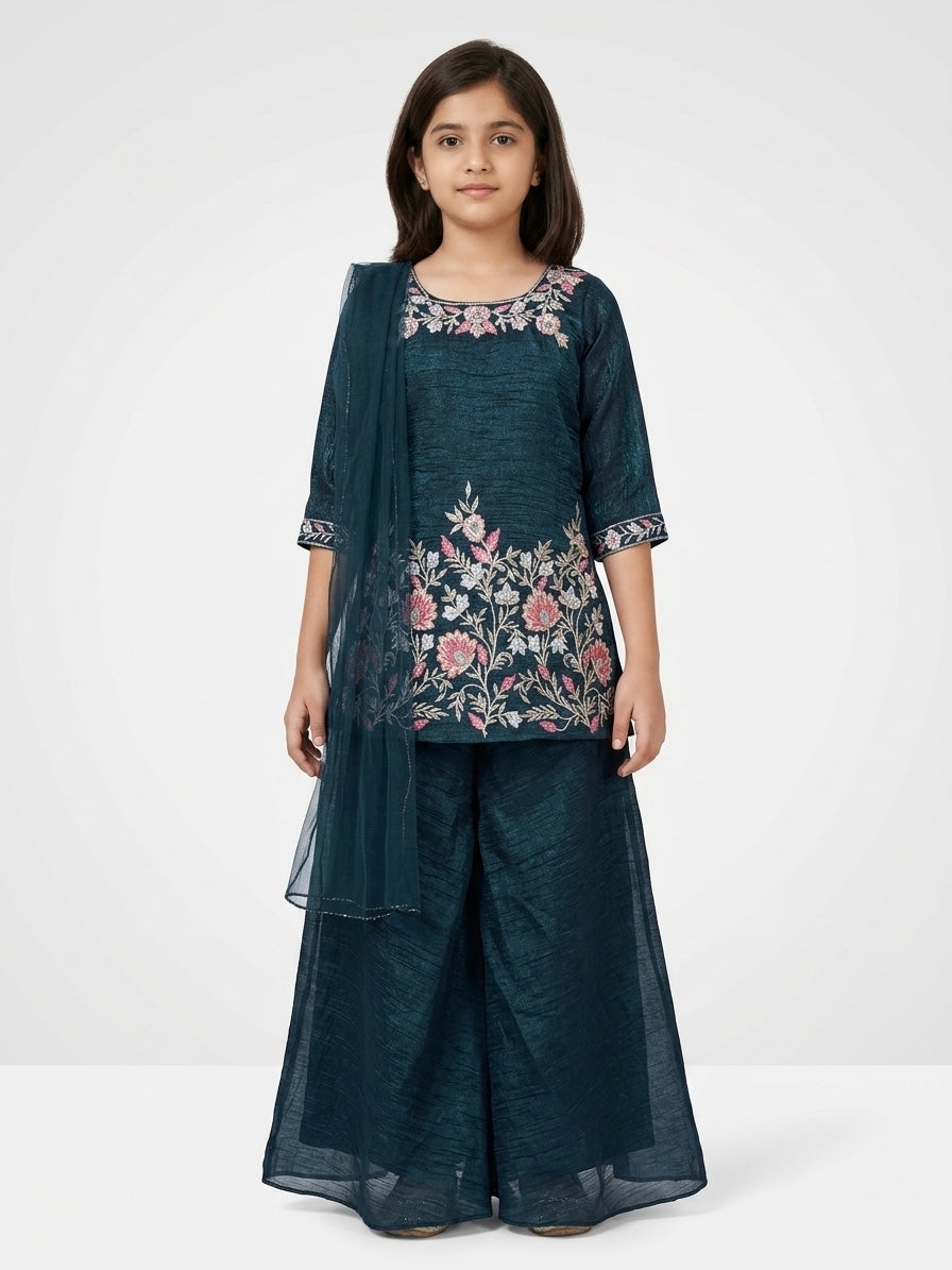 Embroidery Palazzo Set