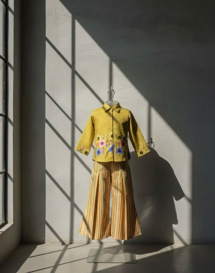 The Meadow Bloom Shirt & Palazzo Set