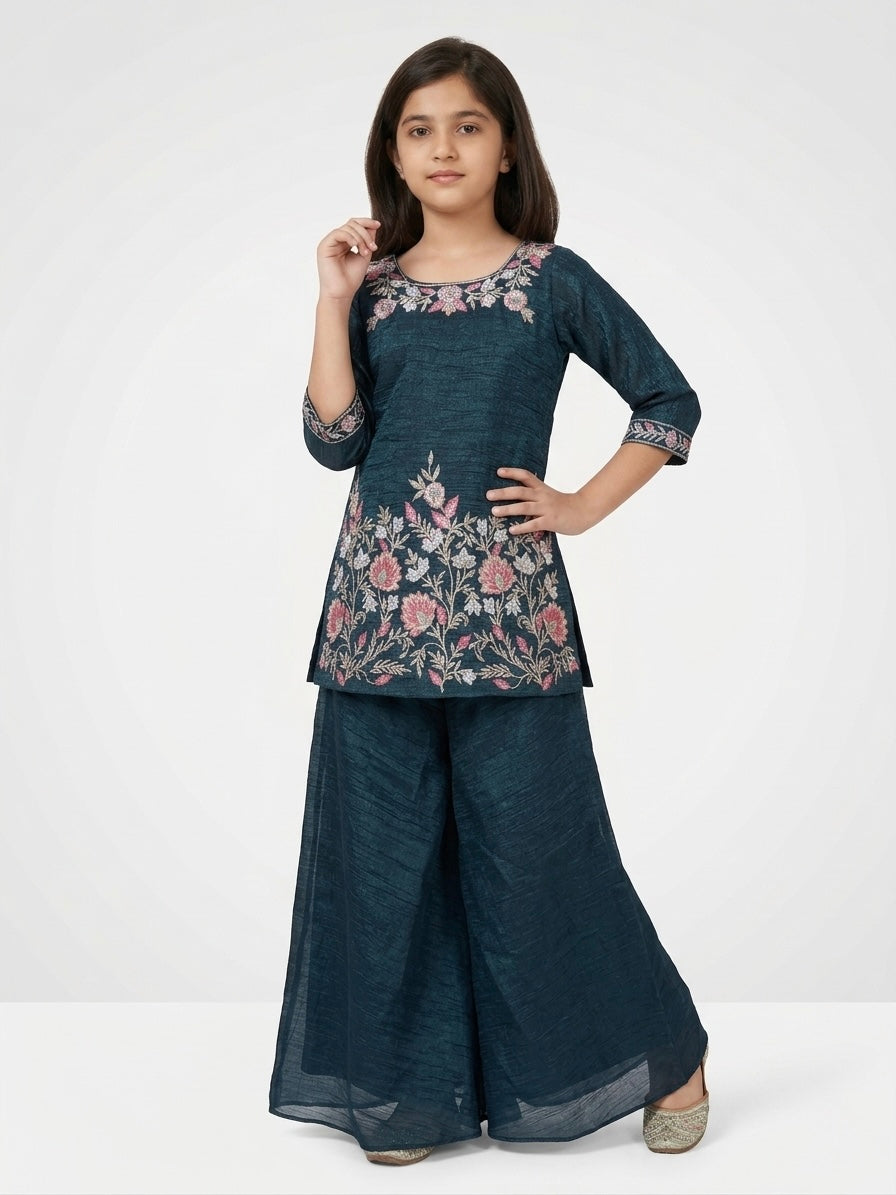 Embroidery Palazzo Set