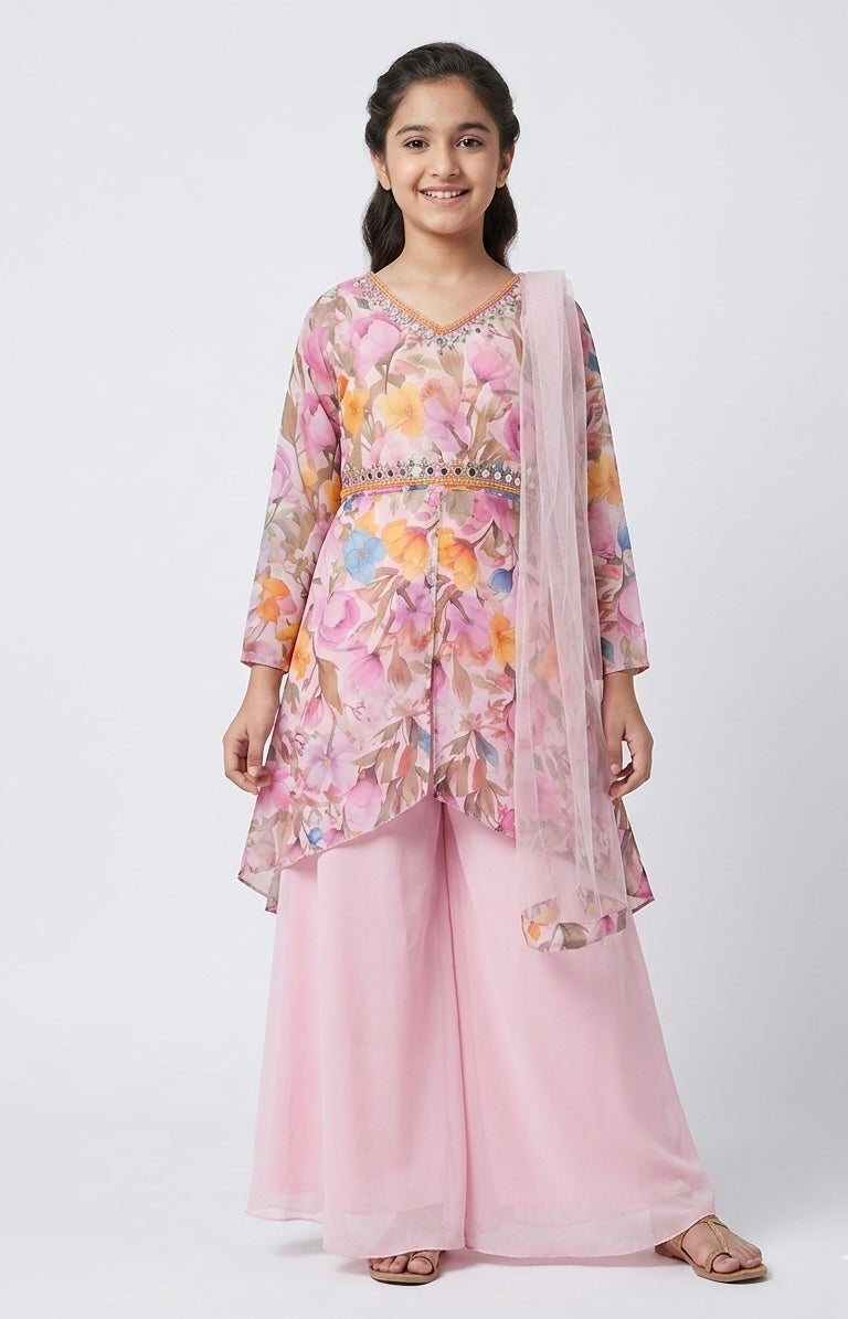 Hand work palazzo set
