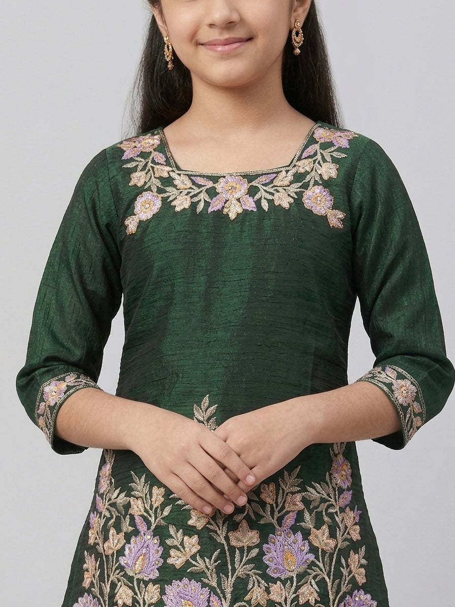 Embroidery Palazzo Set