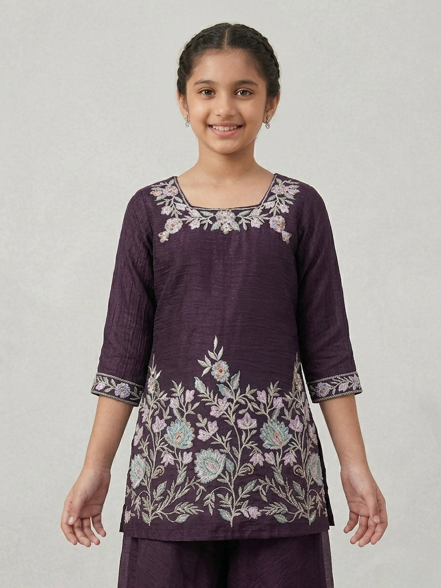 Embroidery Palazzo Set
