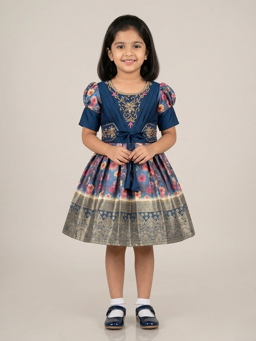 Pattu Pavadai frock