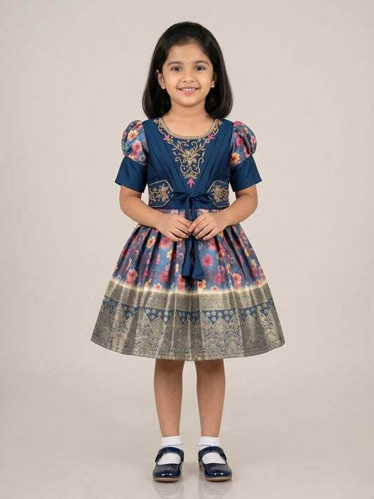 Pattu Pavadai frock