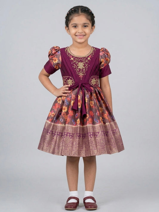 Pattu Pavadai Frock
