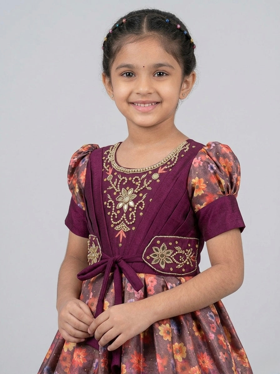 Pattu Pavadai Frock