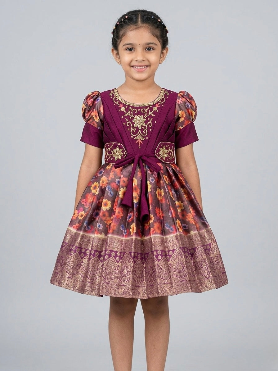 Pattu Pavadai Frock