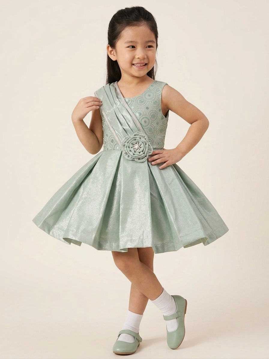 Beadswork Party Frock