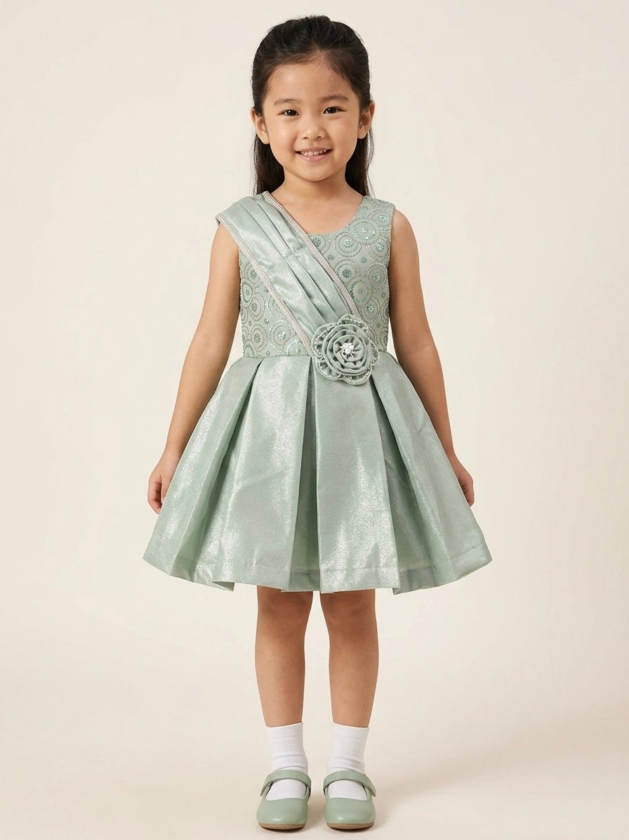 Beadswork Party Frock