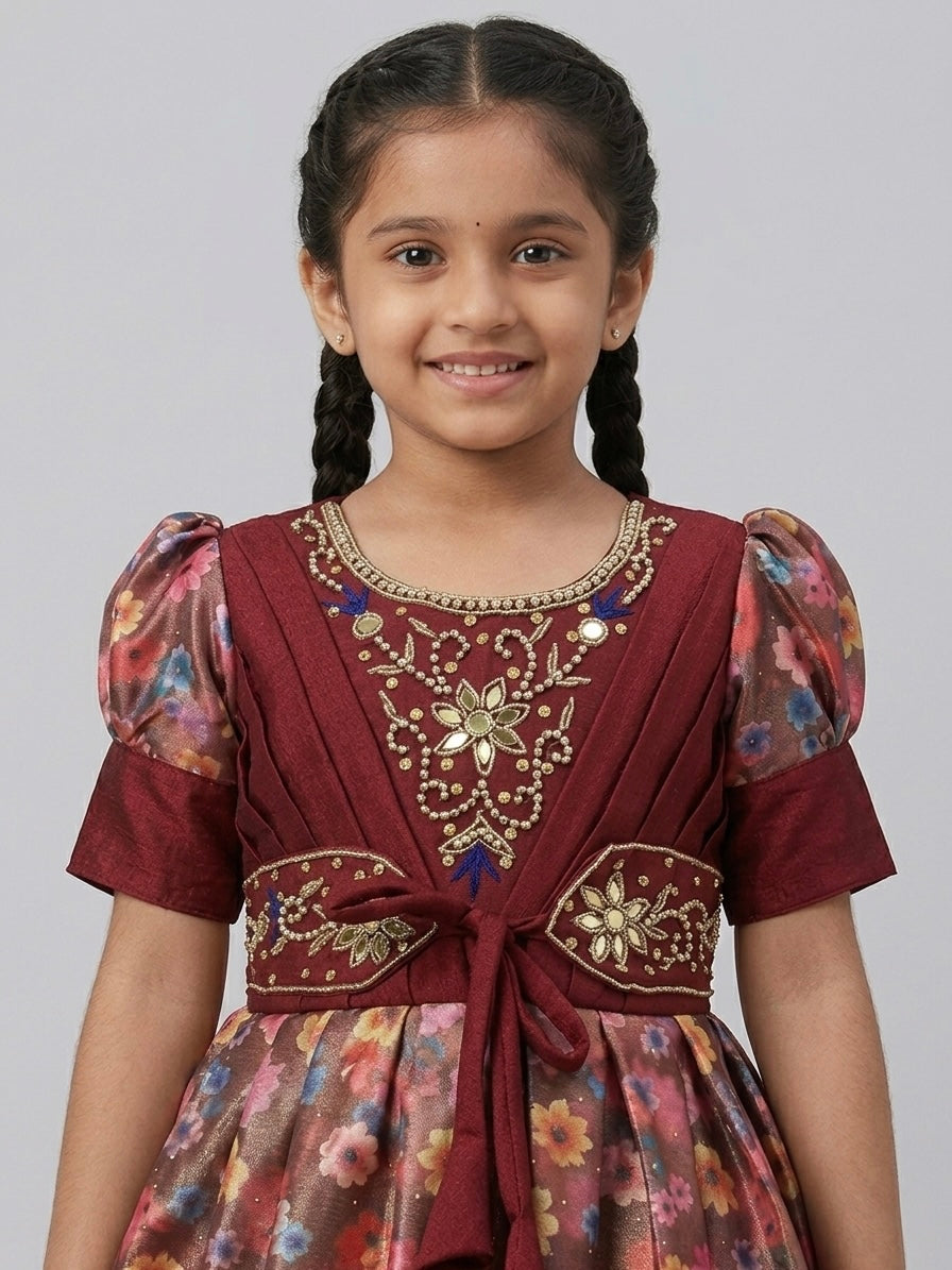 Pattu Pavadai Frock