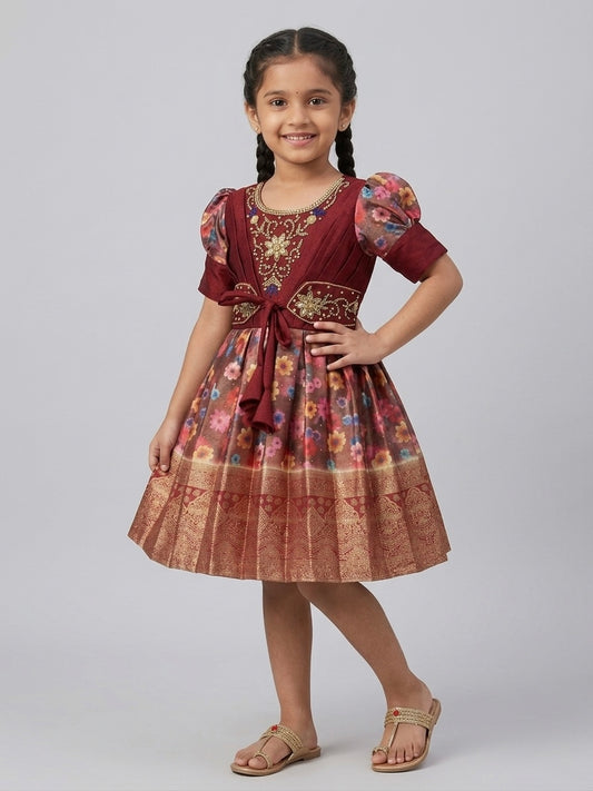 Pattu Pavadai Frock