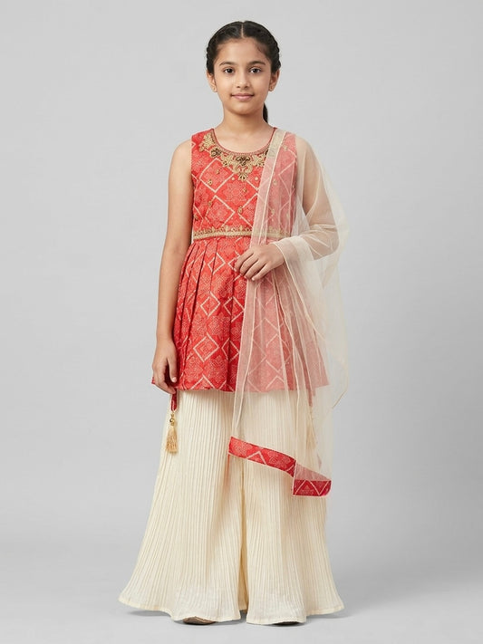 Peplum-Style Palazzo Set