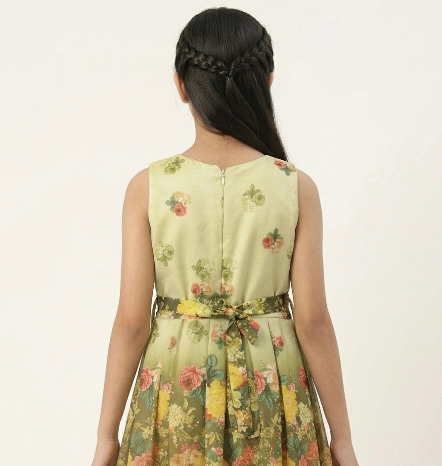 Digital Printed Peplum-Style Palazzo