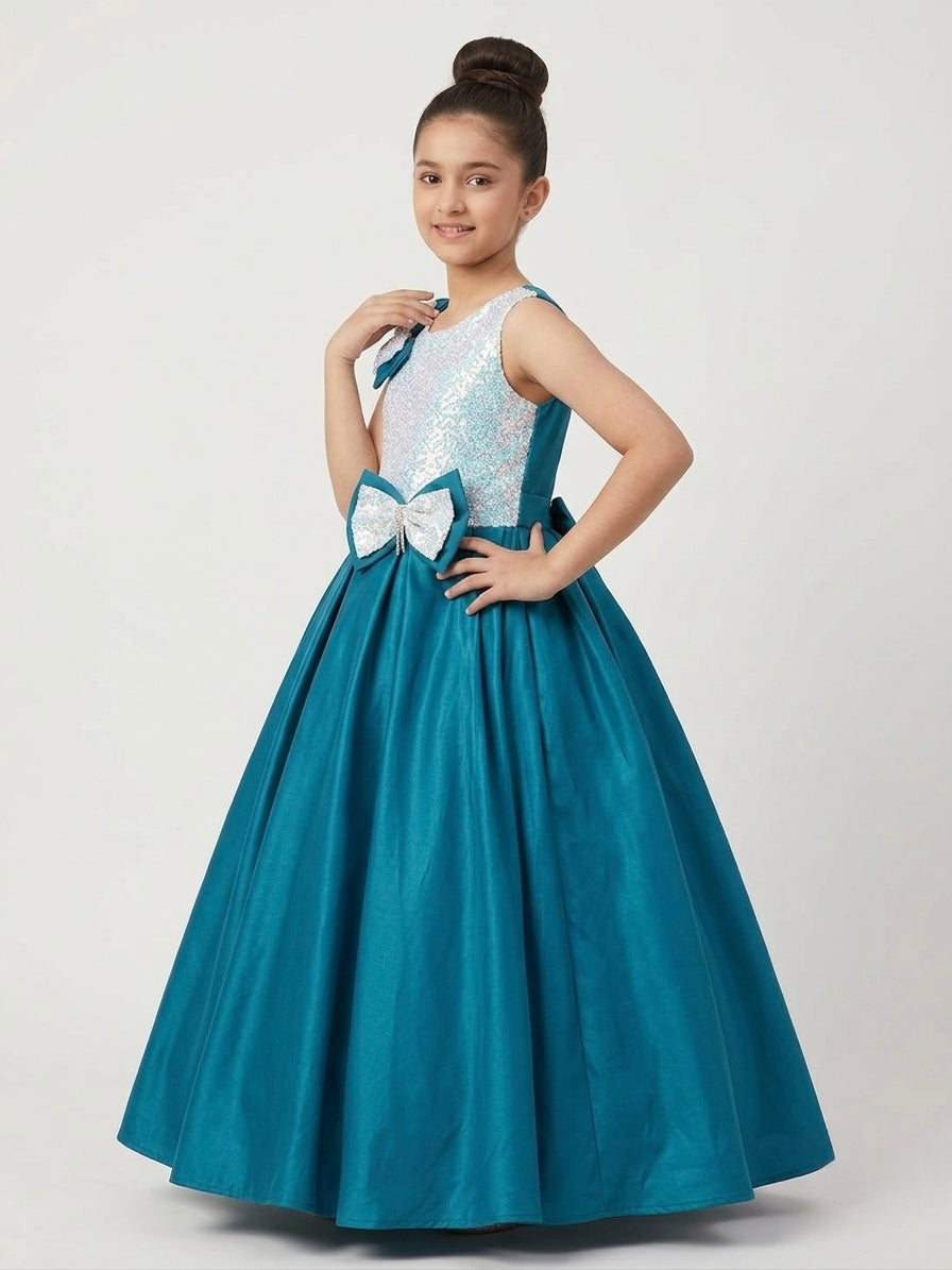 Shimmering Sequins Party Gown
