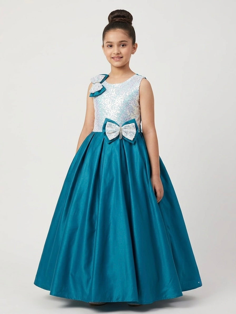 Shimmering Sequins Party Gown