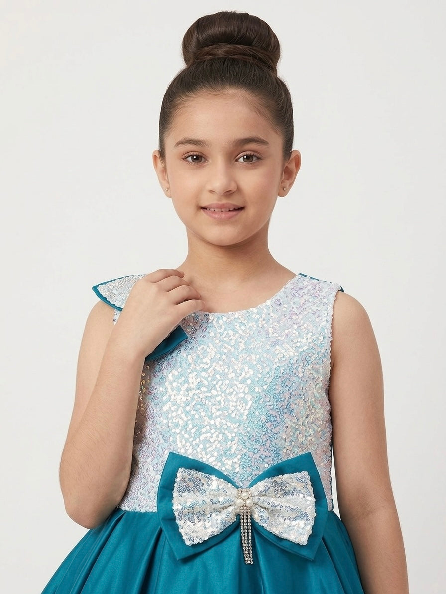 Shimmering Sequins Party Gown